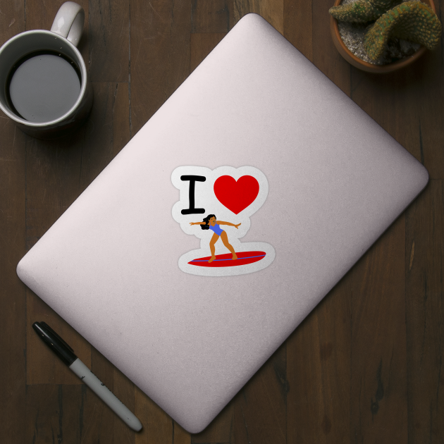 I HEART SURFING by EmoteYourself